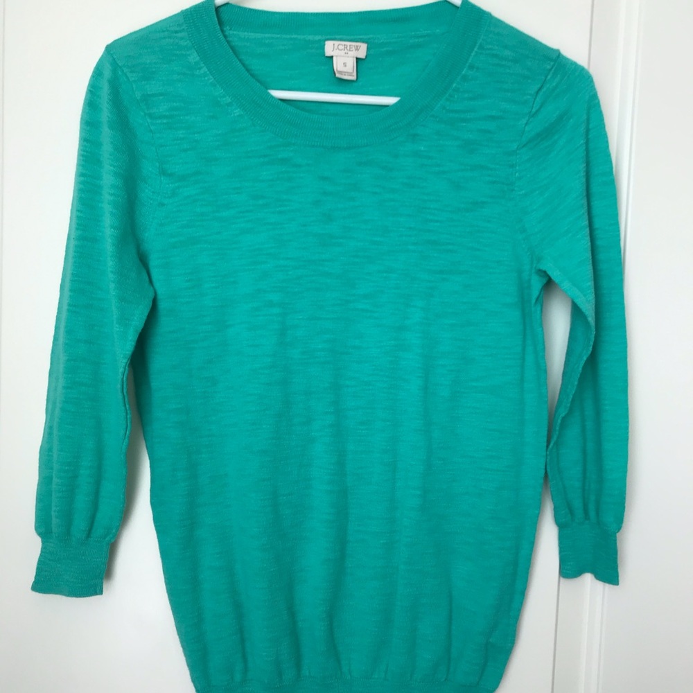 J CREW 3/4 sleeve sweater, lightweight, EUC, Small